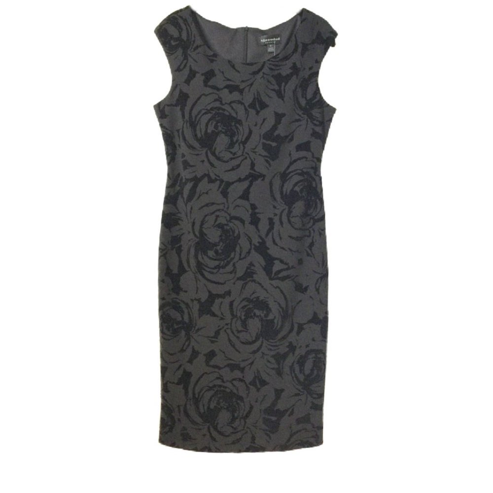 NWT Connected Apparel Black Cocktail Dress 6